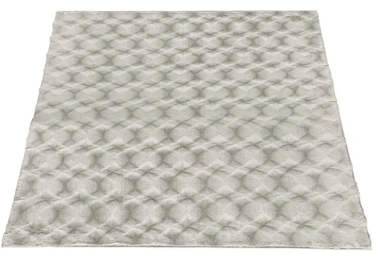 Kunstfell Diamond silber B/L: ca. 80x150 cm