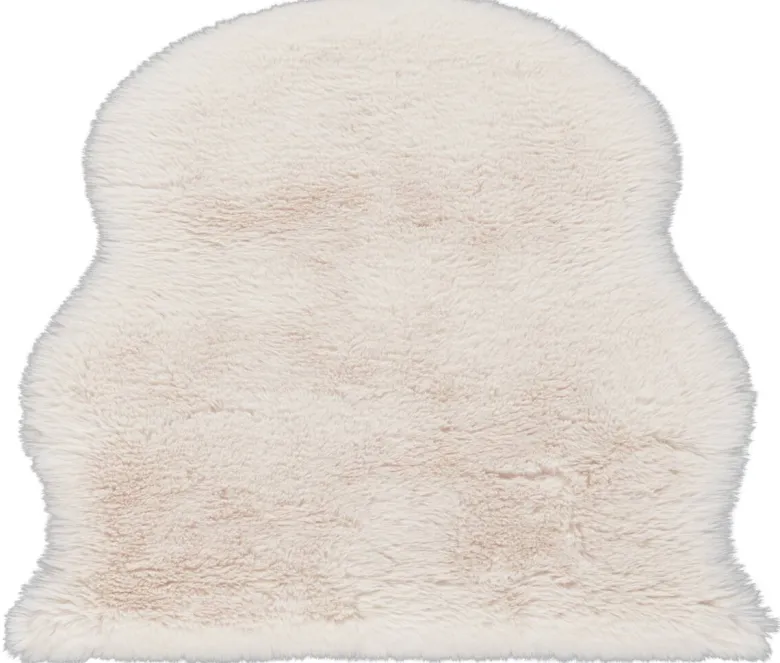 Kunstfell Mick beige B/L: ca. 55x80 cm