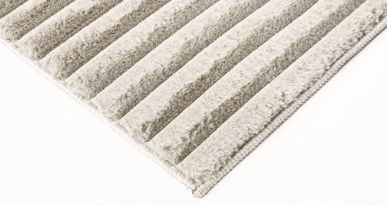 Kunstfell Stripy beige B/L: ca. 200x280 cm