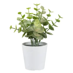 Kunstpflanze Eukalyptus grün Kunststoff H: ca. 15 cm