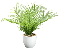 Kunstpflanze Mini-Arecapalme grün Kunststoff H: ca. 37 cm