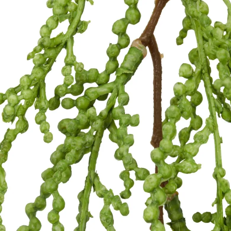 Kunstpflanze Sukkulente hängend grün Kunststoff L: ca. 63 cm
