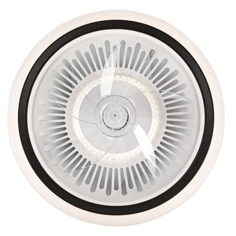 Lamkur LED-Deckenventilator FALCO 49908 schwarz weiß H/L: ca. 17x50 cm max. 40 W