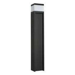 Lamkur Stehleuchte schwarz Stahl B/H/L: ca. 8x50x8 cm G9 1 Brennstellen