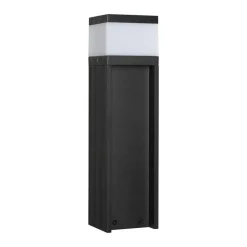 Lamkur Wandleuchte schwarz Stahl B/H/L: ca. 8x30x8 cm G9 1 Brennstellen