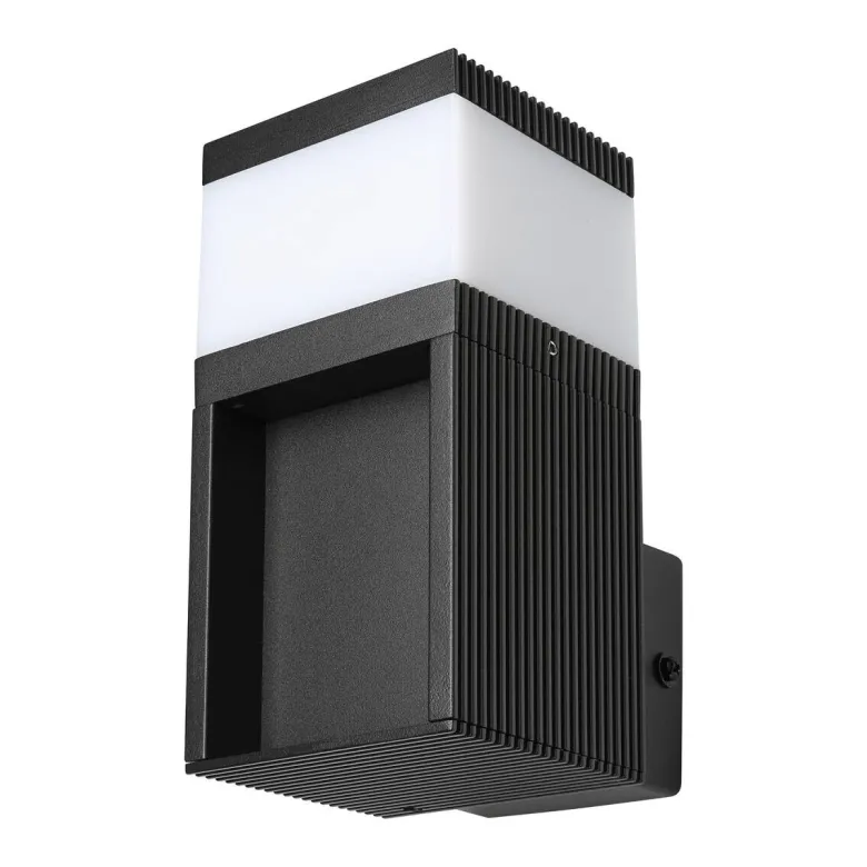 Lamkur Wandleuchte schwarz Stahl B/H/L: ca. 8x6x8 cm G9 1 Brennstellen