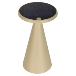 LED-Außentischleuchte beige B/H/T/D: ca. 11,5x20x11,5x11,5 cm
