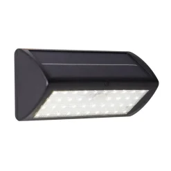 LED-Außenwandleuchte klar schwarz hellgrau B/H/T: ca. 20,5x10,5x9 cm