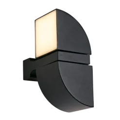 LED-Außenwandleuchte weiß schwarz B/H/T: ca. 12x20,5x17 cm