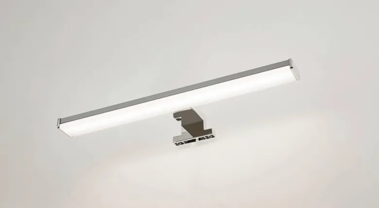LED-Aufsatzleuchte 519 640 silber Kunststoff B/H/T: ca. 42x10x10 cm