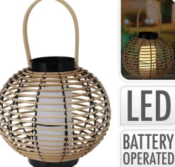 LED-Laterne Polypropylen B/H/L: ca. 27x25x20 cm