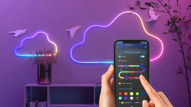 LED-Streifen mehrfarbig
