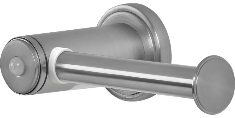 LED-Toilettenpapierhalter silber Kunststoff B/H/L: ca. 6,7x11,1x18 cm