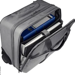 Leitz Trolley silber Polyester B/H/L: ca. 23x37x43 cm