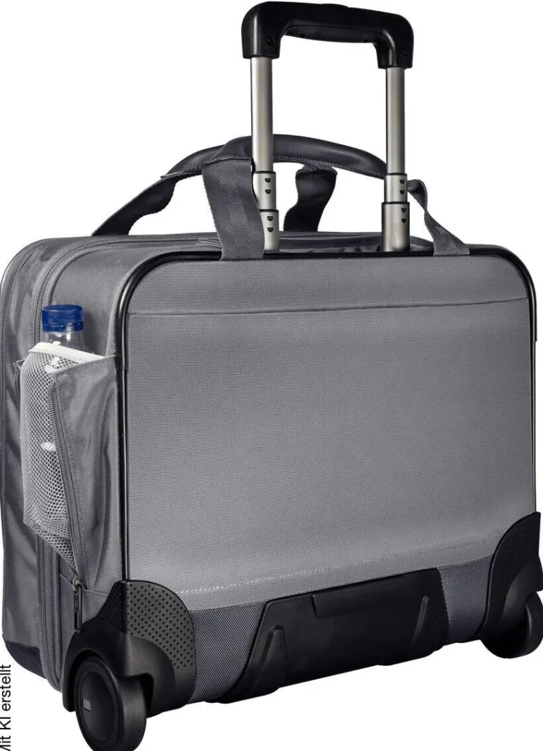 Leitz Trolley silber Polyester B/H/L: ca. 23x37x43 cm
