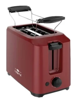 LENTZ Toaster 74220 rot schwarz Kunststoff Metall