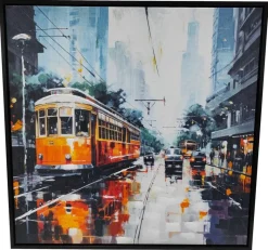 Ölgemälde Straße
