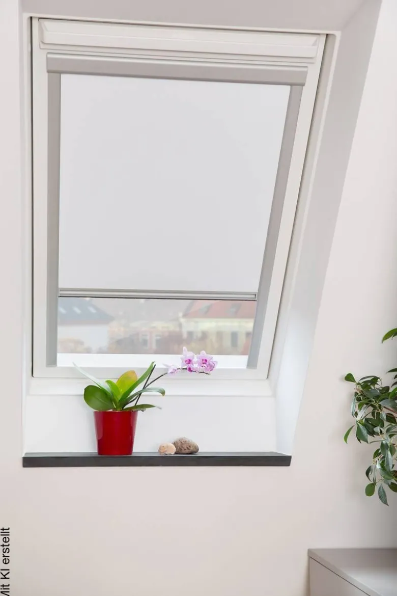 LICHTBLICK Dachfenster-Rollo Skylight VD weiß B/L: ca. 38,3x54 cm