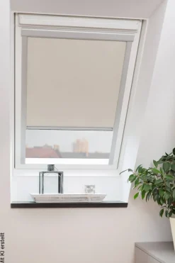 LICHTBLICK Dachfensterrollo Skylight VD creme B/L: ca. 97,3x94 cm