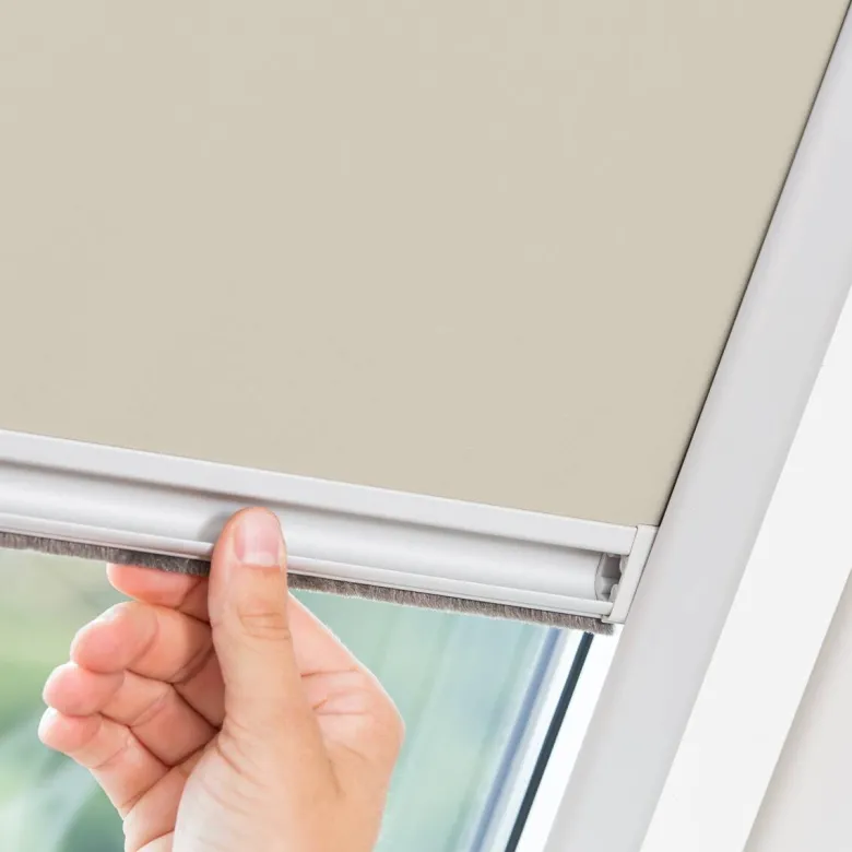 LICHTBLICK Dachfensterrollo Skylight VD creme B/L: ca. 97,3x94 cm