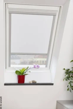 LICHTBLICK Dachfensterrollo Skylight VD weiß B/L: ca. 97,3x94 cm