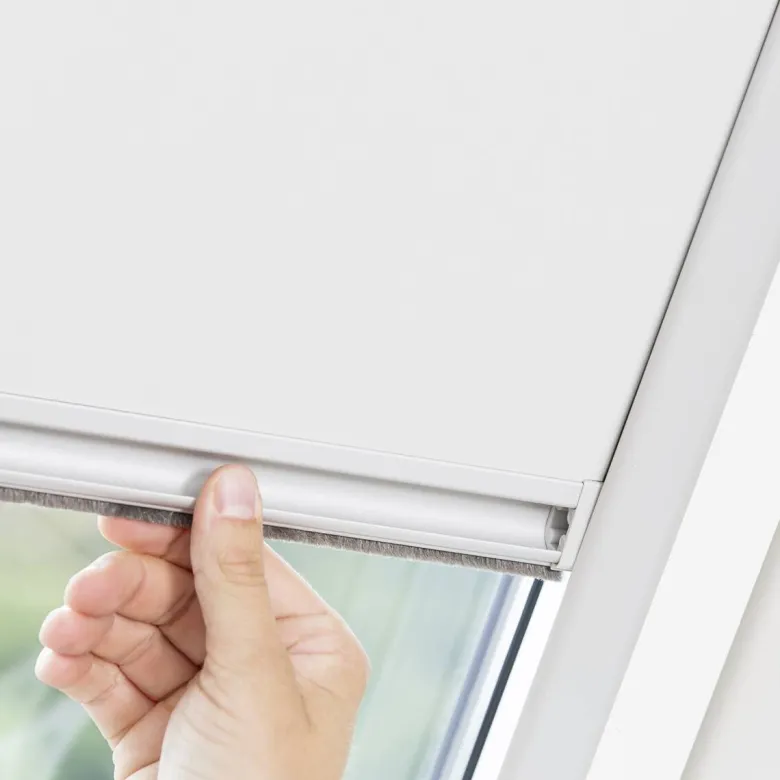 LICHTBLICK Dachfensterrollo Skylight VD weiß B/L: ca. 97,3x94 cm