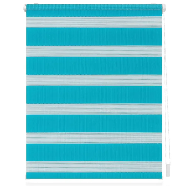 LICHTBLICK Doppelrollo Duo blau B/L: ca. 50x150 cm