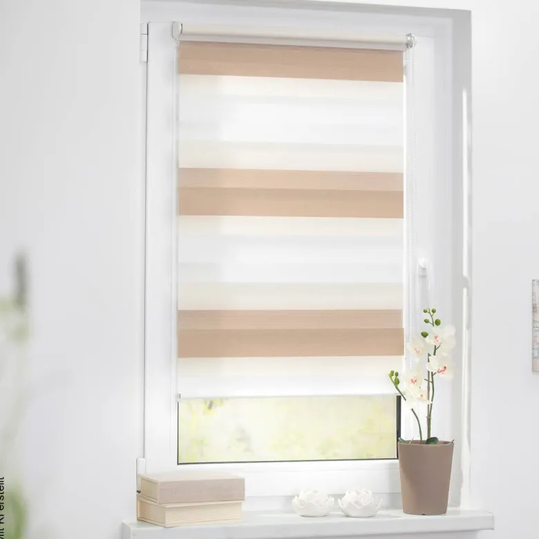 LICHTBLICK Doppelrollo Duo creme B/L: ca. 70x150 cm