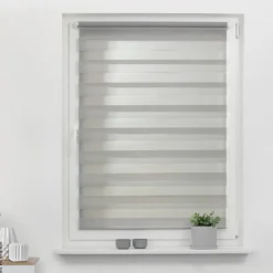 LICHTBLICK Doppelrollo Duo grau B/L: ca. 50x150 cm