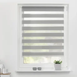 LICHTBLICK Doppelrollo Duo grau B/L: ca. 50x150 cm
