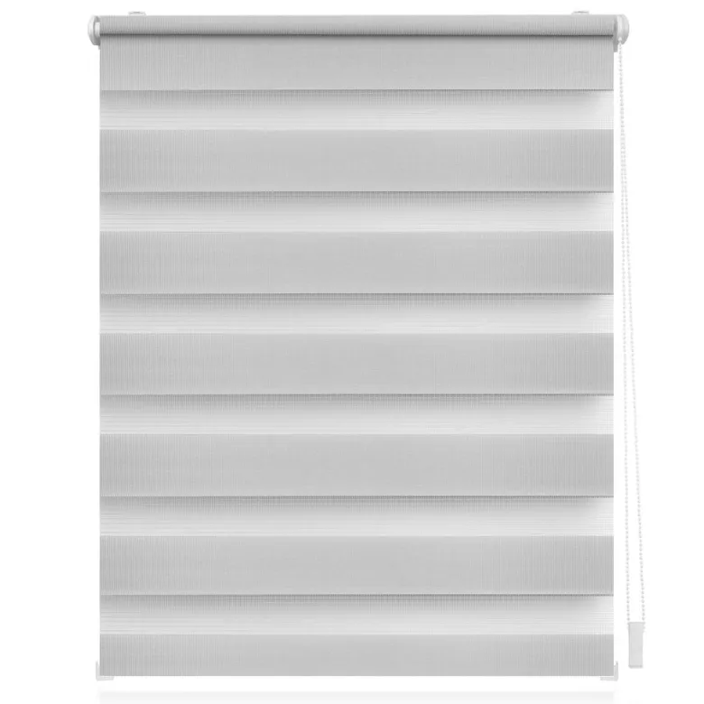 LICHTBLICK Doppelrollo Duo grau B/L: ca. 55x150 cm
