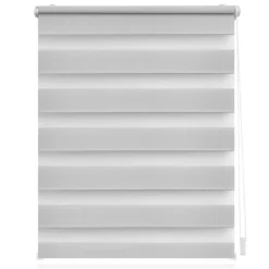 LICHTBLICK Doppelrollo Duo grau B/L: ca. 55x150 cm