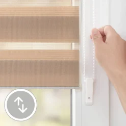 LICHTBLICK Doppelrollo Duo taupe B/L: ca. 55x150 cm