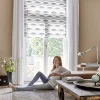 LICHTBLICK Doppelrollo Duo Welle grau B/L: ca. 70x150 cm