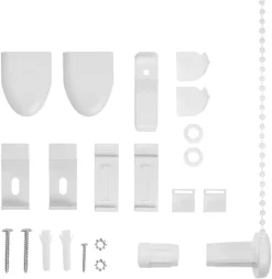 LICHTBLICK Klemmträger und Zubehör weiß 23 Packstücke