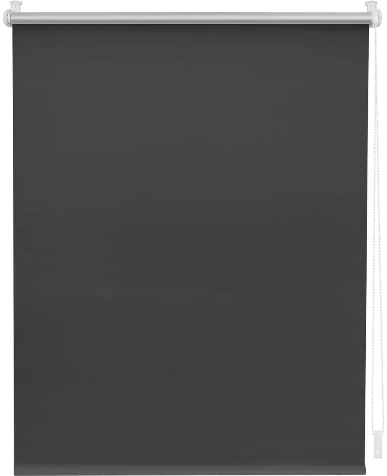 LICHTBLICK Thermo Klebe-/Klemmrollo Verdunklungsqualität anthrazit B/L: ca. 70x220 cm