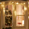 Lichterkette warmweiß Kunststoff