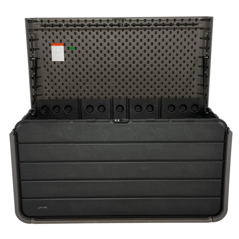 Lifetime Kissen- & Auflagenbox Space grau Kunststoff B/H/L: ca. 146,7x77,2x72,4 cm