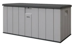 Lifetime Kissenbox 570l Lichtgrau Kunststoff B/H/L: ca. 151x70x72 cm