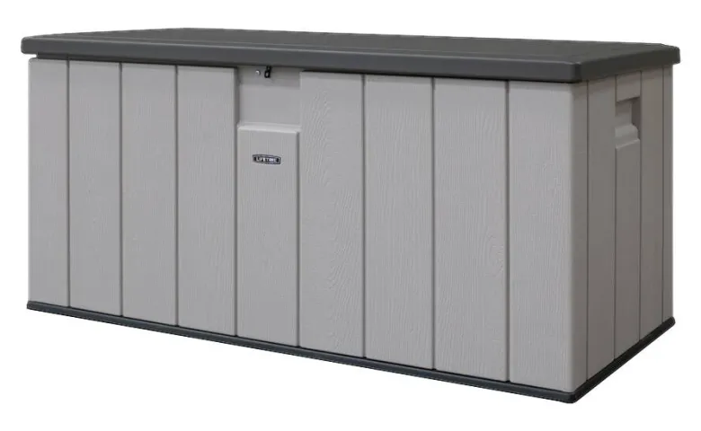 Lifetime Kissenbox 570l Lichtgrau Kunststoff B/H/L: ca. 151x70x72 cm
