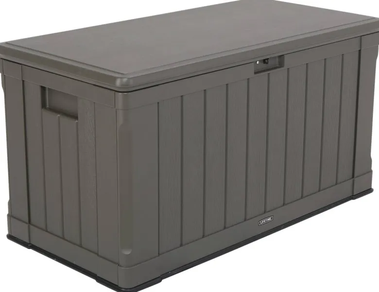 Lifetime Kissenbox Premium 440L braun Kunststoff B/H/T: ca. 128x67x64 cm