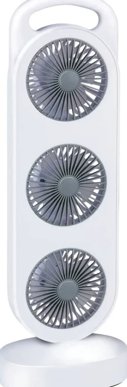 Lifetime Standventilator 871125243632 weiß Kunststoff B/H/L: ca. 13x8,2x37 cm