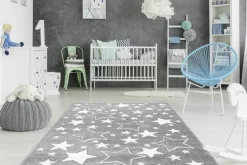 360Living Teppich Tamworth silber B/L: ca. 120x170 cm