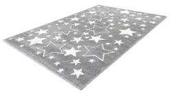 360Living Teppich Tamworth silber B/L: ca. 120x170 cm