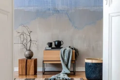 Livingwalls Fototapete Farbverlauf grau blau B/L: ca. 280x212 cm