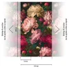 Livingwalls Fototapete Floral rot rosa pink B/L: ca. 280x159 cm