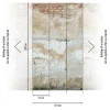 Livingwalls Fototapete Steinoptik grau beige braun B/L: ca. 280x159 cm