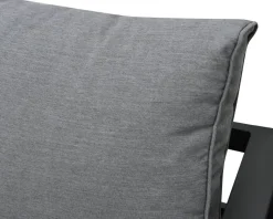 Loungeset Bilbao schwarz Stahl
