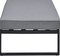 Loungeset Bilbao schwarz Stahl