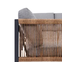 Loungeset grau Aluminium